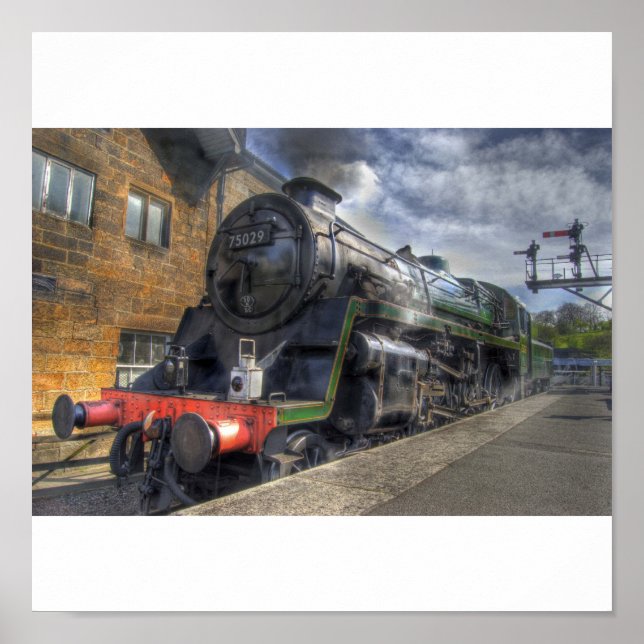 Steam Train HDR Poster (Front)