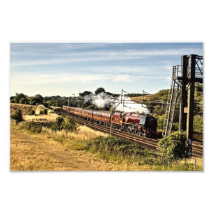 Steam Train in the Countryside (4022) Poster