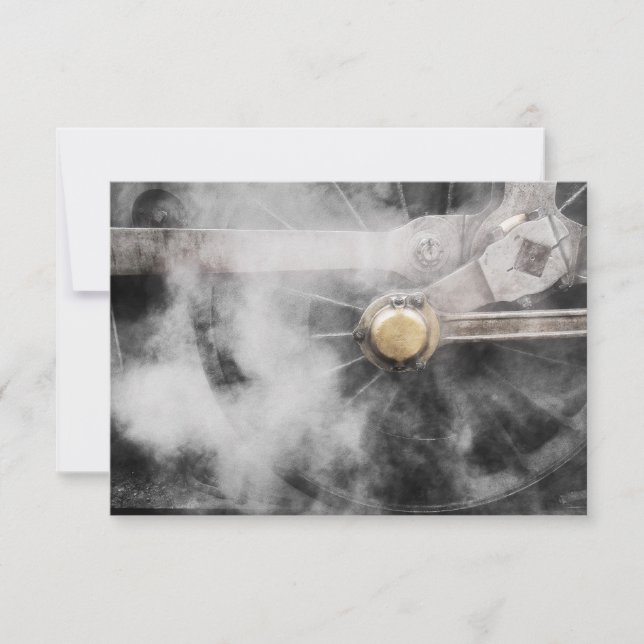 Steam Train Invitation (Front)