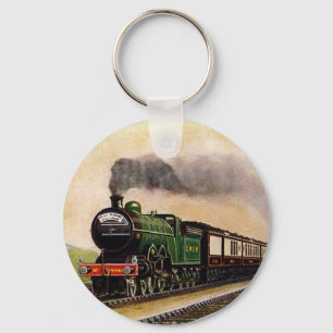 Steam Train Keychain