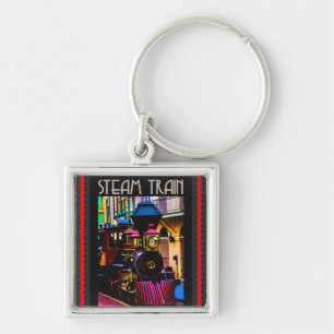 Steam Train Keychain