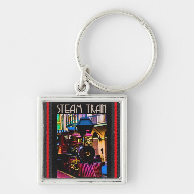 Steam Train Keychain (Front)