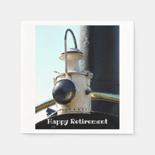 STEAM TRAIN LAMP NAPKIN