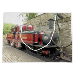 STEAM TRAIN LARGE GIFT BAG