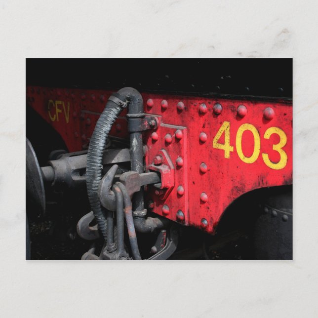 Steam Train Le Mastrou 403 Steam Engine Postcard (Front)