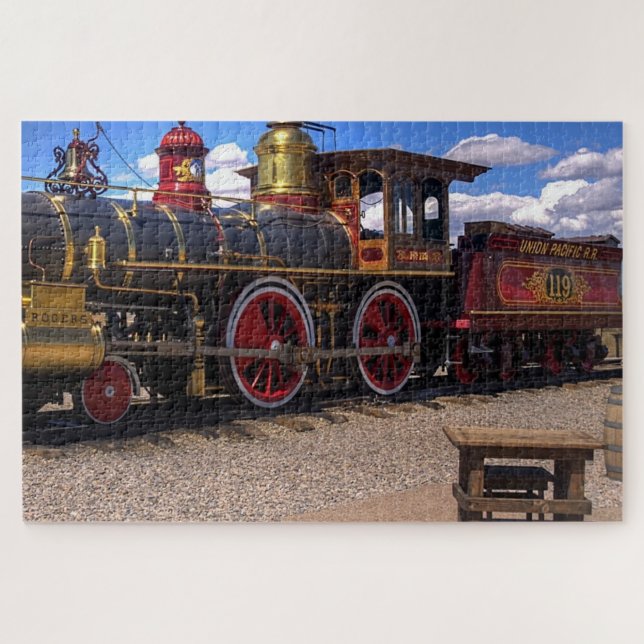 Steam Train Locomotive #19 Jigsaw Puzzle 1014 pc. (Horizontal)