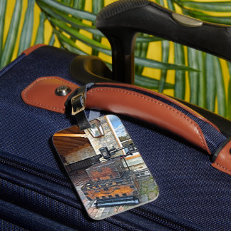 STEAM TRAIN LUGGAGE SCALES TAG