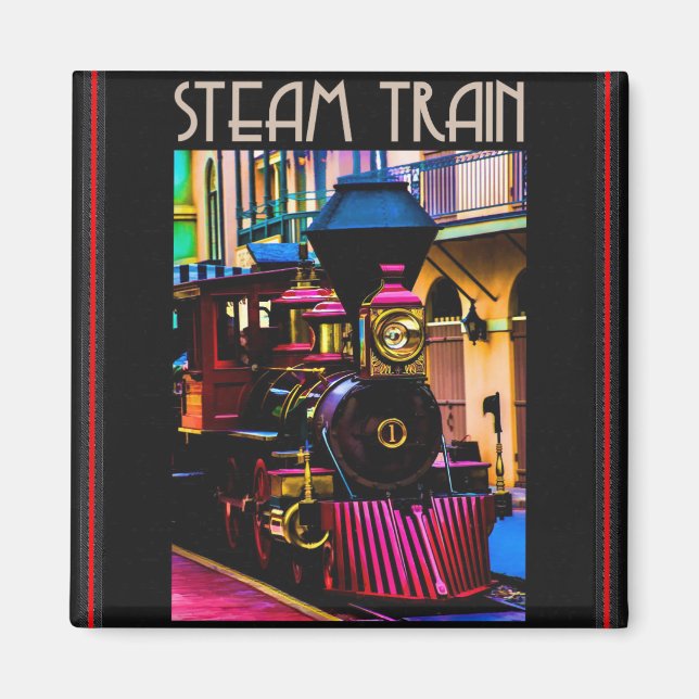 Steam Train Magnet (Front)