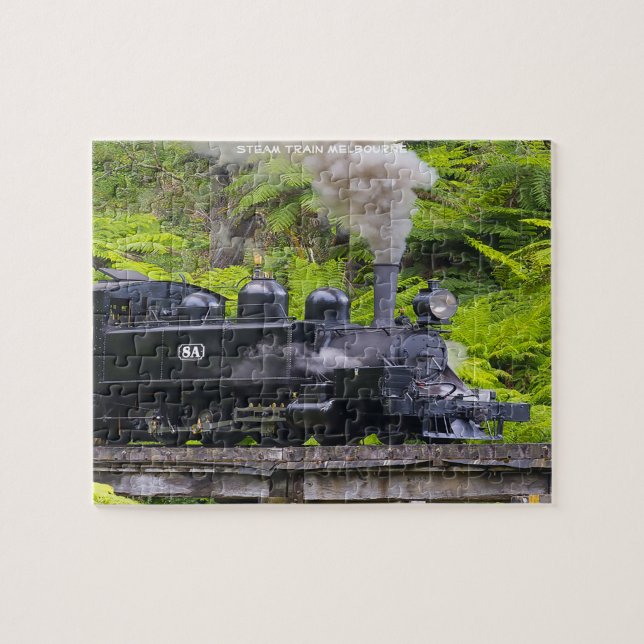 Steam Train Melbourne Jigsaw Puzzle (Horizontal)