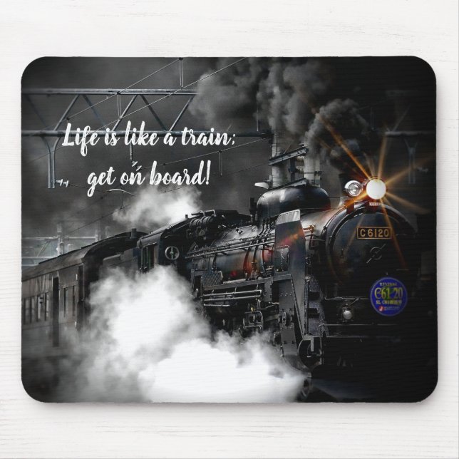 Steam Train Mouse Pad (Front)