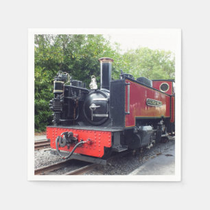 STEAM TRAIN NAPKIN