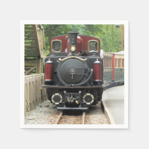 STEAM TRAIN NAPKIN
