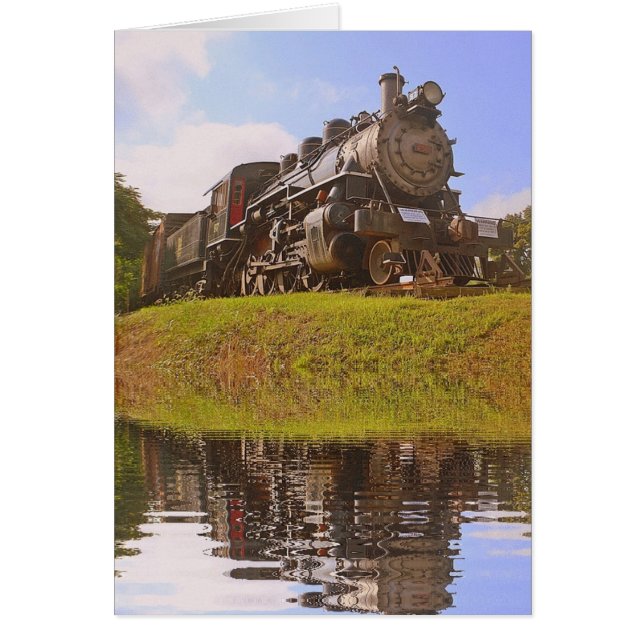 Steam Train Note Card (Front)