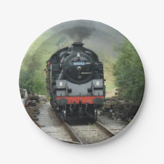 Steam Train Paper Plates