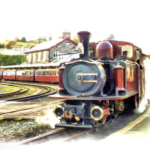 STEAM TRAIN PHOTO BLOCK