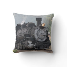 Steam Train Pillow