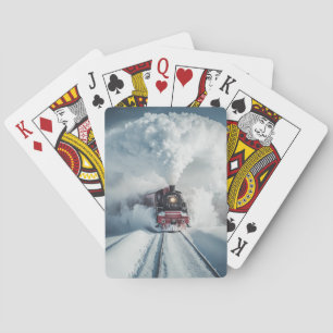Steam Train Playing Cards