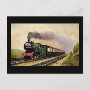 Steam Train Postcard