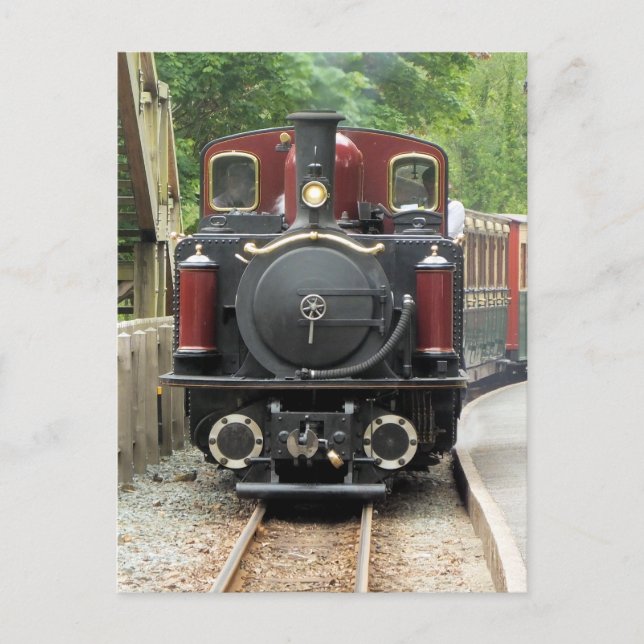 STEAM TRAIN POSTCARD (Front)