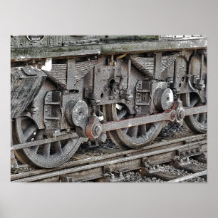 STEAM TRAIN POSTER