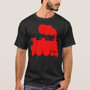 Steam Train Symbol - Red T-Shirt
