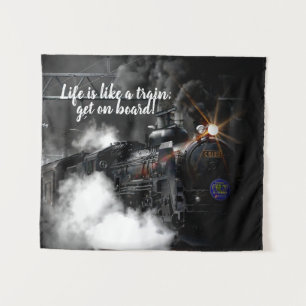 Steam Train Tapestry