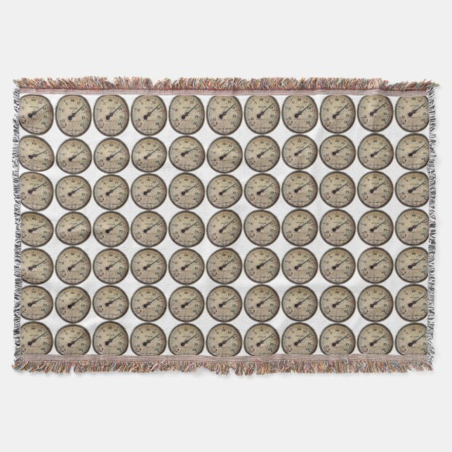 STEAM TRAIN THROW BLANKET (Front)
