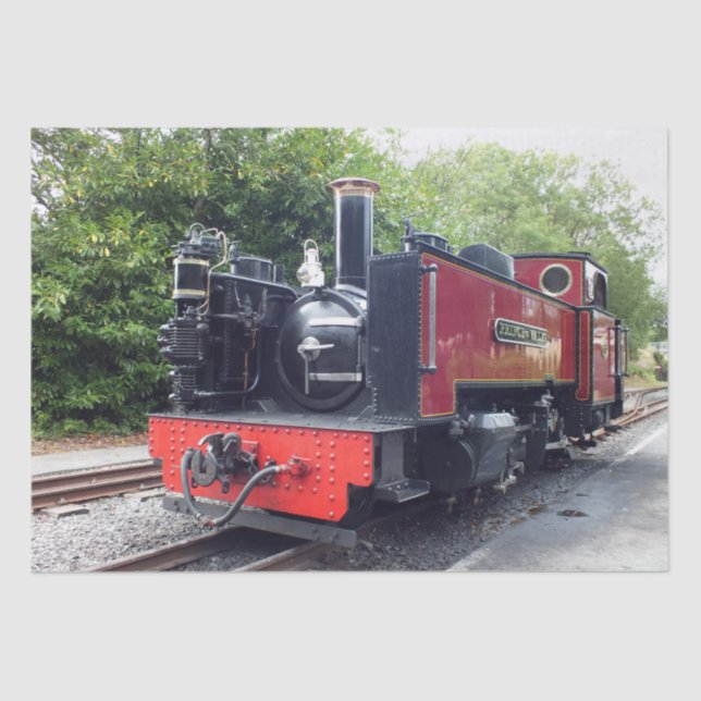 STEAM TRAIN   TISSUE PAPER (Front)