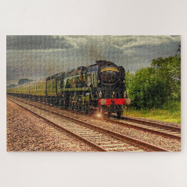 Steam Train Torbay Express UK Jigsaw Puzzle (Horizontal)