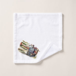STEAM TRAIN WASH CLOTH