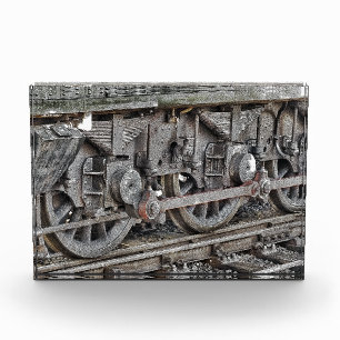 STEAM TRAIN WHEELS PHOTO BLOCK