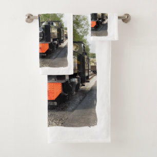 STEAM TRAINS BATH TOWEL SET