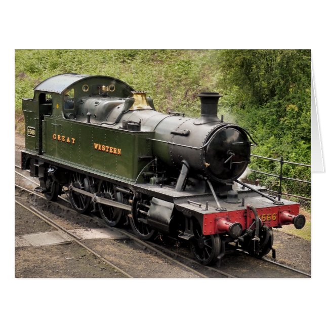 STEAM TRAINS BIG CARD (Front Horizontal)