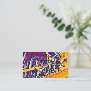 STEAM TRAINS  BUSINESS CARD