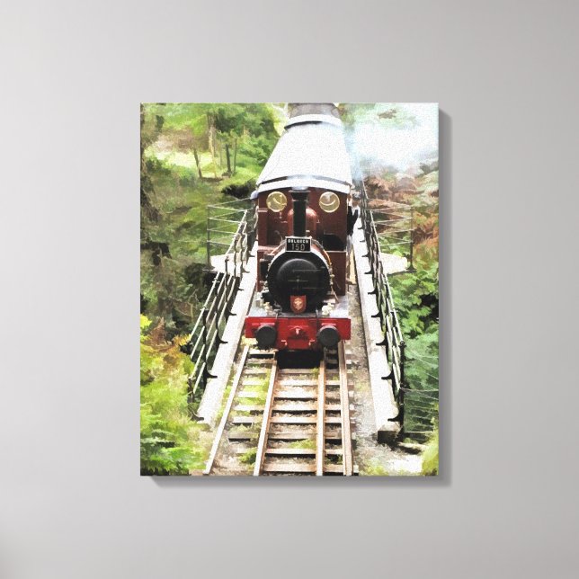 STEAM TRAINS CANVAS PRINT (Front)