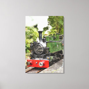 STEAM TRAINS CANVAS PRINT