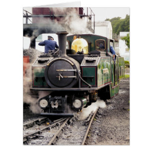 STEAM TRAINS CARD