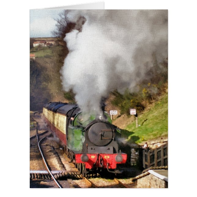 STEAM TRAINS CARD (Front)