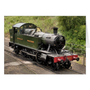 STEAM TRAINS CARD