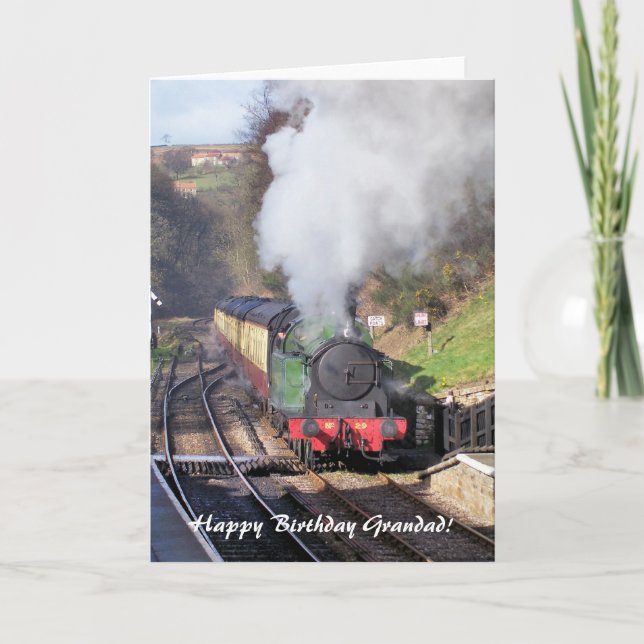 STEAM TRAINS CARD (Front)