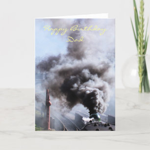 STEAM TRAINS CARD