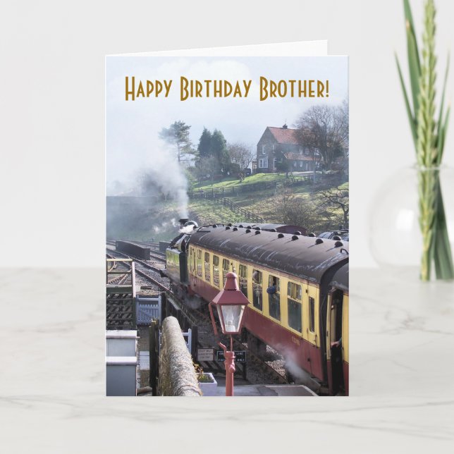 STEAM TRAINS CARD (Front)