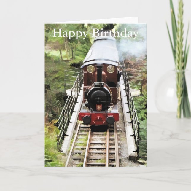 STEAM TRAINS CARD (Front)
