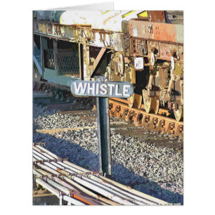 STEAM TRAINS CARD