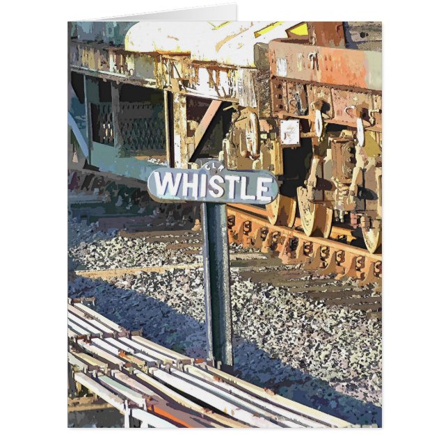 STEAM TRAINS CARD (Front)