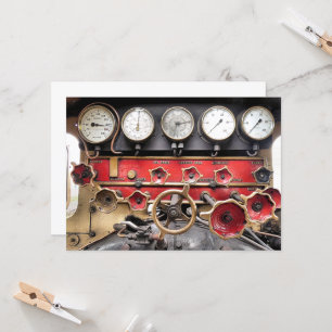 STEAM TRAINS CARD