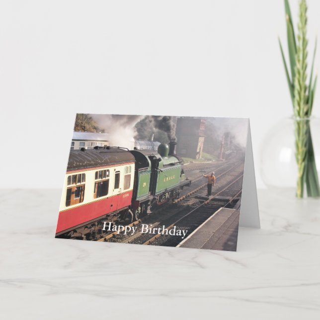 STEAM TRAINS CARD (Front)