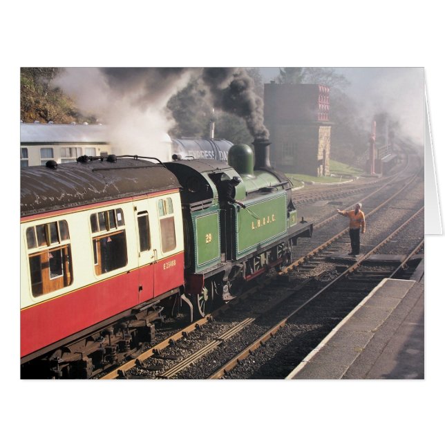 STEAM TRAINS CARD (Front Horizontal)