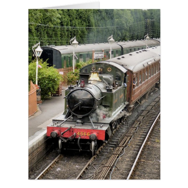 STEAM TRAINS CARD (Front)