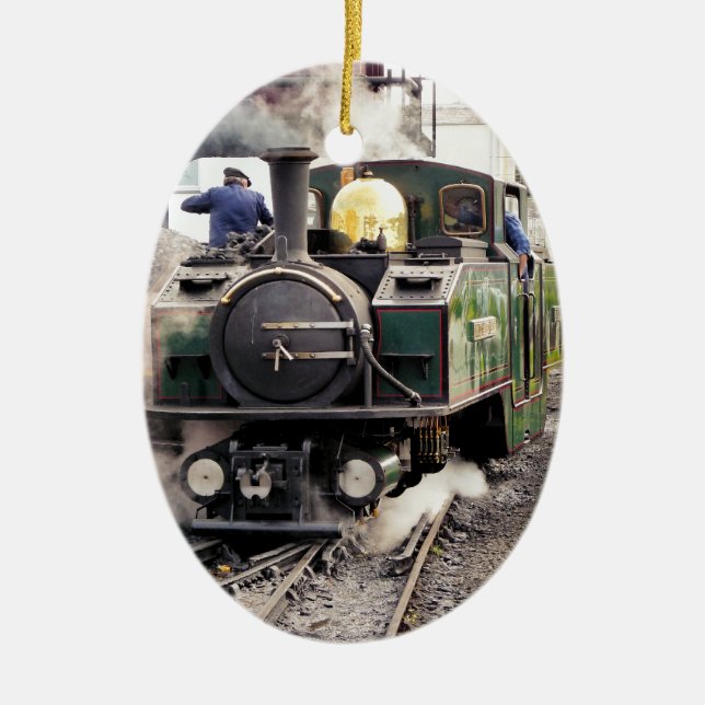 STEAM TRAINS CERAMIC ORNAMENT (Front)